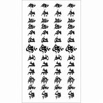 商品入荷待ち タトゥーシール 梵字13仏腕輪(タトゥー・刺青シール)