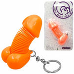 商品入荷待ち セクシーコックキーホルダー (オレンジ)(ジョークグッズ)