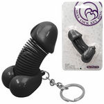 商品入荷待ち セクシーコックキーホルダー (ブラック)(ジョークグッズ)