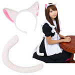 商品入荷待ち ねこみみ&ねこしっぽセット(横耳)(コスプレ衣装)