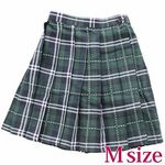 商品入荷待ち ステッチ入りチェック柄プリーツスカート M(コスプレ衣装)